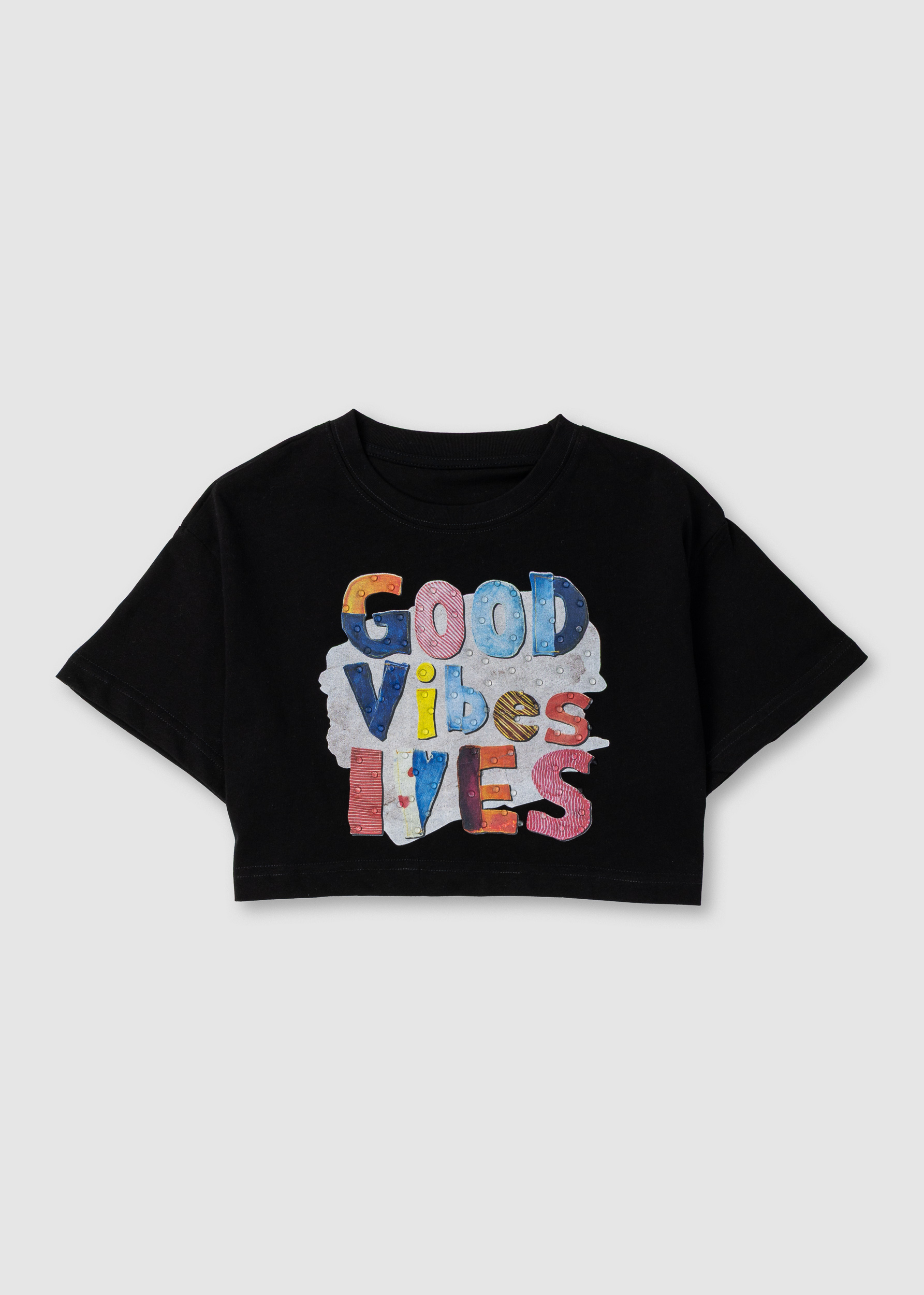 Футболка для дівчинки чорний XS239