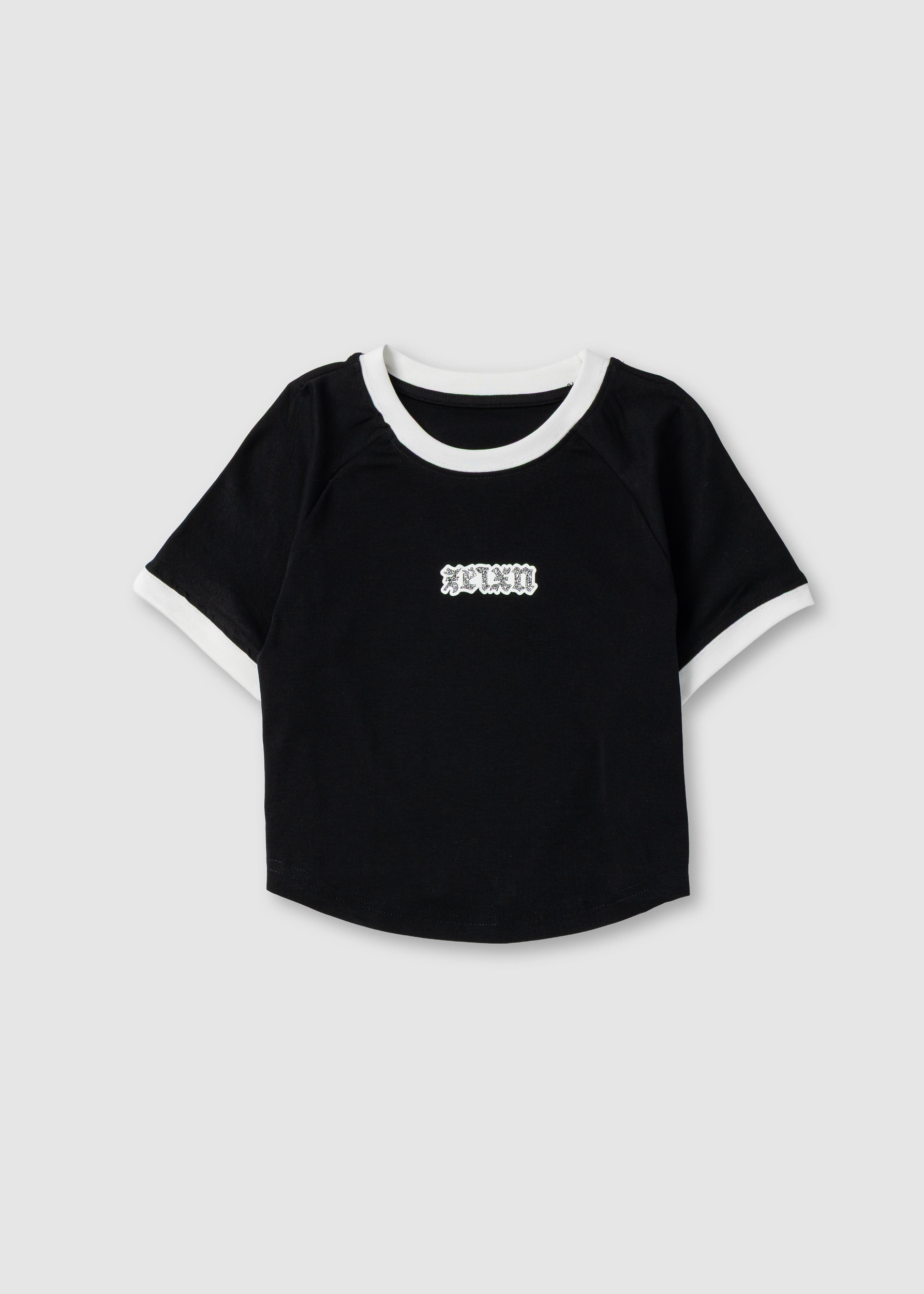 Футболка для дівчинки чорний XS97