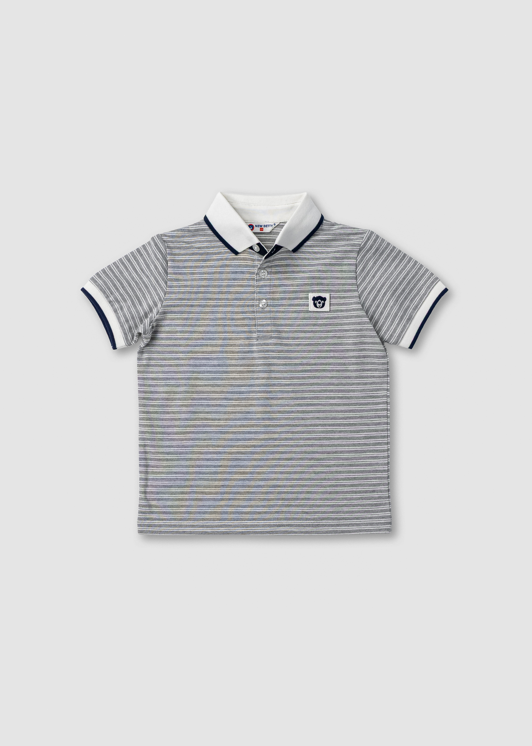 Поло для хлопчика смужка XZ094DRY